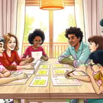 Inclua metas conjuntas para projetos familiares