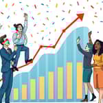 Comemore cada etapa concluída no planejamento financeiro