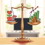 Foque no equilíbrio entre vida pessoal e estabilidade financeira