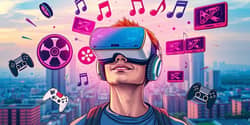 A transformação da indústria de entretenimento: streaming e realidade virtual