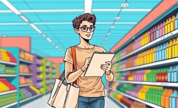Use listas para evitar compras por impulso