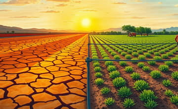 O impacto da escassez de água na produtividade agrícola global