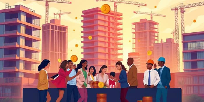 Inclua alternativas como crowdfunding imobiliário
