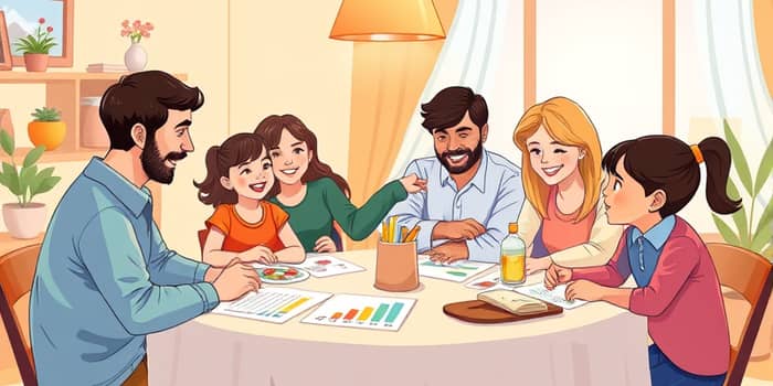 Inclua todos os membros da família nas decisões financeiras