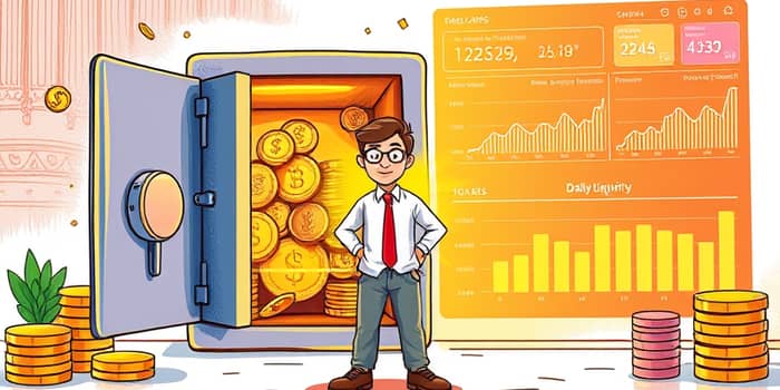 Inclua ativos de liquidez diária para emergências