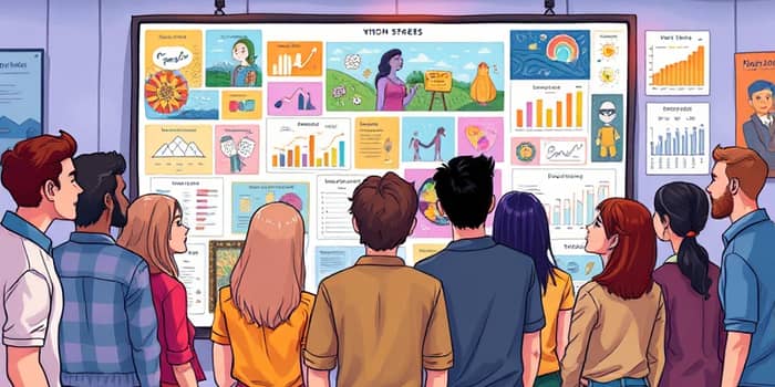 Inclua metas visuais para manter a motivação